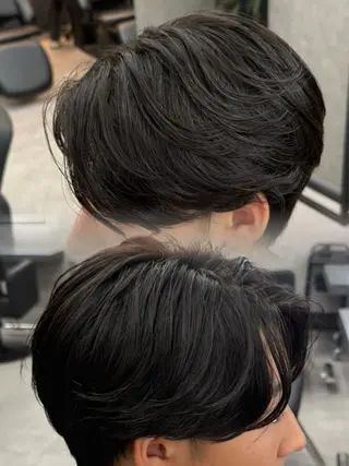 ショート カラー パーマ キッズ メンズ特化 👑YUTAのヘアスタイル