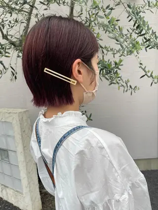 ショート 梶原 真帆のヘアスタイル