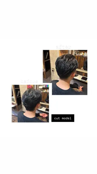 メンズ 松本|似合わせ眉 ×まつげパーマ×ヘアの眉毛・アイブロウイメージ