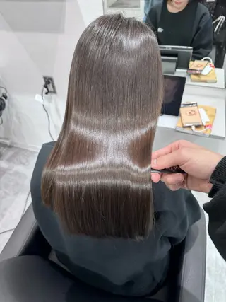 セミロング カラー ヘアアレンジ 髪質改善カラー🪞 美髪縮毛矯正🪞城のヘアスタイル