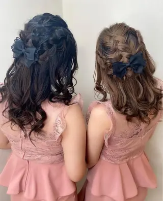 セミロング ヘアアレンジ Hair&Rich  style　genesis所属・早朝、日祝セット🉑 TSUBASAのヘアスタイル