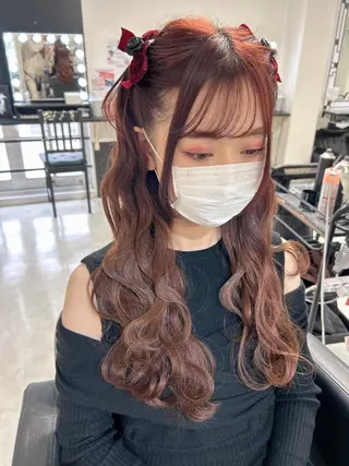 ロング ベルグローヘアセット 🤍まりこのヘアスタイル