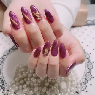 ネイル マジック ミラーのネイルデザイン