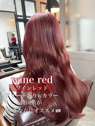 ロング カラー ヘアアレンジ 顔まわり職人🇰🇷 韓国ヘア/KAITOのヘアスタイル