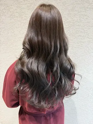 セミロング カラー 縮毛矯正✨🫧 レイヤー川村利幸のヘアスタイル