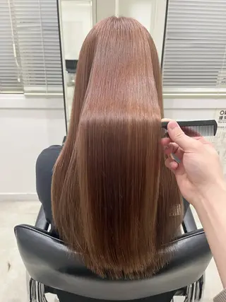 ロング 全席個室美容室 髪質改善/レイヤーのヘアスタイル