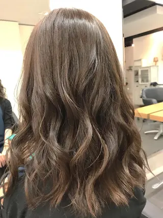 ロング カラー デジタルパーマ💫/ 似合わせカット✂️のヘアスタイル