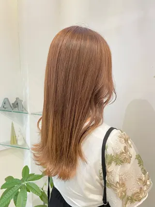 ロング カラー 髪質改善カラー🤍 エクステ✨君島由実子のヘアスタイル