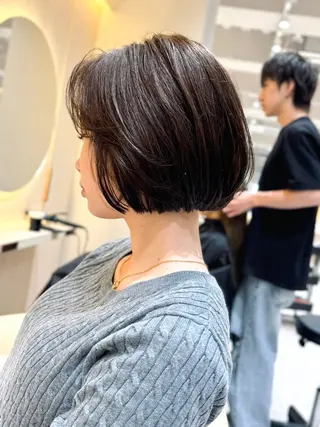 ミディアム 🩵縮毛矯正・ボブ 岩原朋也🩵のヘアスタイル