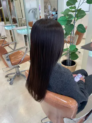 セミロング カラー chic channel伊藤のヘアスタイル