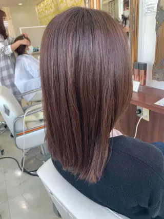 ミディアム カラー Rapt.HAIR 中村 知里のヘアスタイル