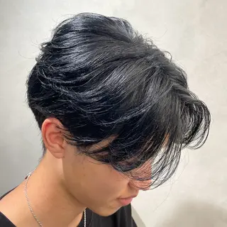 ミディアム カラー ヘアアレンジ メンズ fifth 石川 凪のヘアスタイル