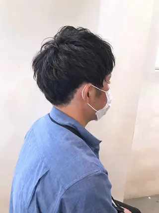 パーマ メンズ 進 詩織のヘアスタイル