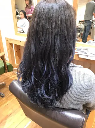 ロング カラー lucia RYOのヘアスタイル