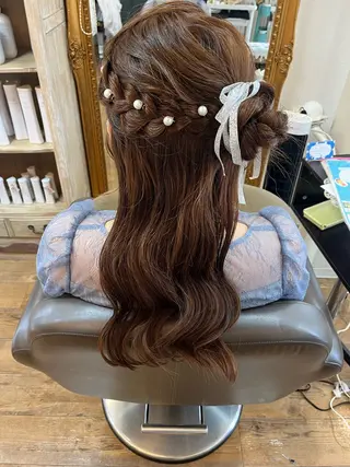 ロング ヘアアレンジ 伊藤 ひなののヘアスタイル