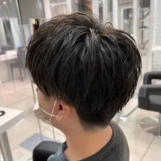 ショート メンズ 【メンズ縮毛矯正/ Ryoka】のヘアスタイル