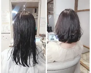 セミロング kijima ricoのヘアスタイル