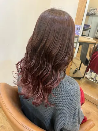 ロング カラー be’leef.ric 守口店所属・beleef守口店 reinaのヘアスタイル