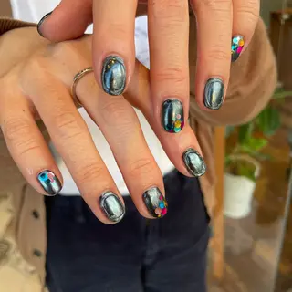 ネイル DISCO HAIR bello NAILのネイルデザイン
