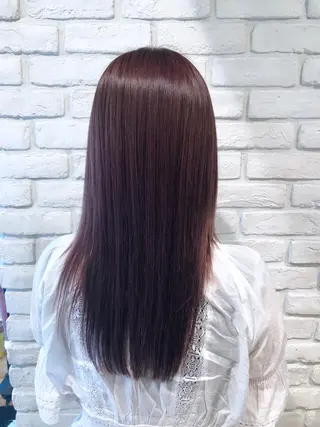 ロング カラー ベージュカラー🧸 伊藤なつみのヘアスタイル