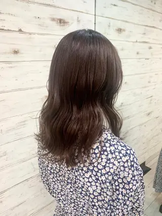 セミロング カラー ヘアアレンジ 🫧ヒシダアキ taboo.i🫧のヘアスタイル