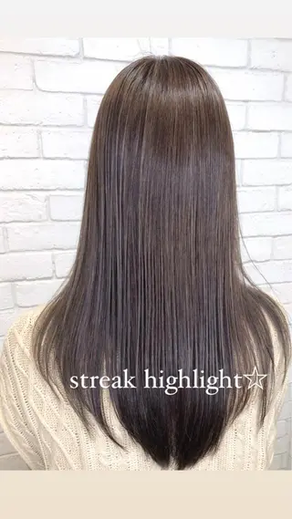 セミロング カラーアンドケアリタ kitamuuuのヘアスタイル