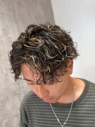 ショート パーマ メンズ 【パーマ特化No.1 】🔥Yoshiyaのヘアスタイル