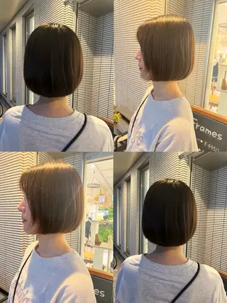 ショート ブリーチなしカラー/ パーマ/おとは🦖♡のヘアスタイル