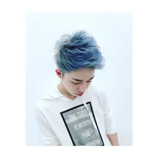 ショート カラー メンズ 最上 幸司郎のヘアスタイル