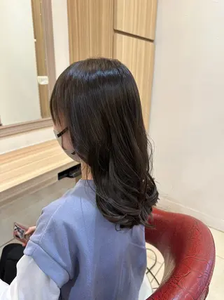 セミロング 小坂直輝【髪質改善・ 似合わせカット】のヘアスタイル