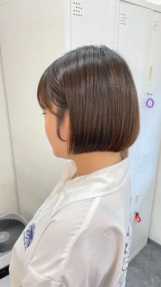 ショート 郡山/透明感カラー /馬場アンドレアのヘアスタイル