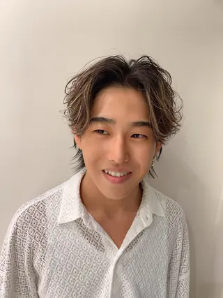 パーマ メンズ [渋谷美容師] 玲弥のヘアスタイル