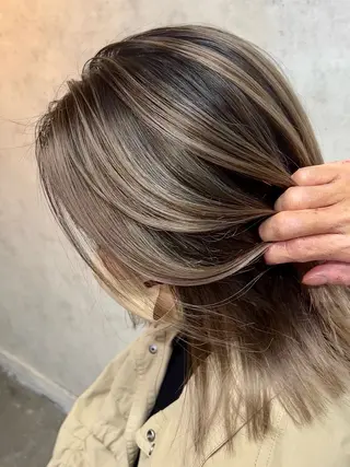 ミディアム カラー 【大人海外ヘア】✨️ 横山晃基のヘアスタイル