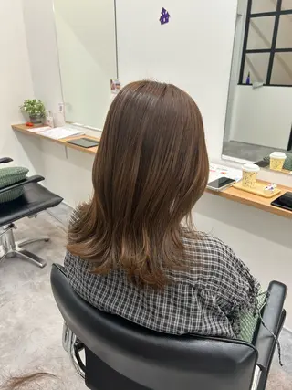 セミロング 齋藤 真帆のヘアスタイル