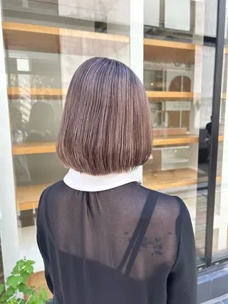 ショート カラー ヘアアレンジ yuka .のヘアスタイル