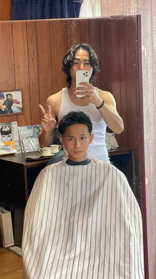メンズ ✂︎barber✂︎ Hideのヘアスタイル