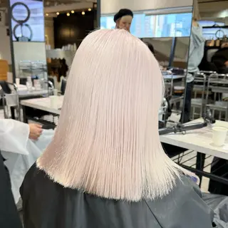 ロング カラー 💫色落ちまで可愛い ブリーチ💫ユウゴのヘアスタイル