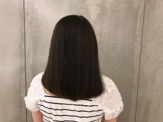 ミディアム カラー ショート/脱白髪染め ☆宇﨑悠実のヘアスタイル