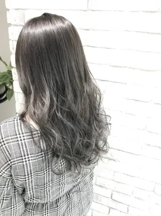 ロング カラー パーマ ヘアアレンジ メンズ キッズ ネイル マツエク・マツパ バレイヤージュ/ 髪質改善/渡邉悟🌱のヘアスタイル