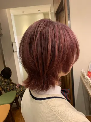 ショート カラー ヘアアレンジ kei🤎ベージュ /透明感カラー/博多のヘアスタイル