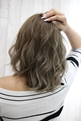 ロング カラー チビ編み込みエクステ シールEXどぅ〜すのヘアスタイル