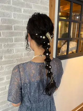 ロング ヘアアレンジ Topstylist YUKIのヘアスタイル