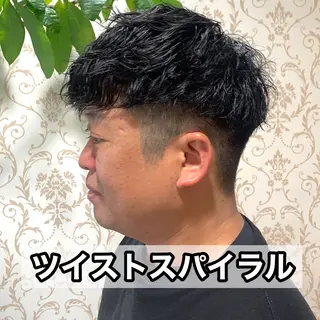 ショート パーマ メンズ メンズパーマ&メンズ 縮毛矯正/平野/渋谷のヘアスタイル