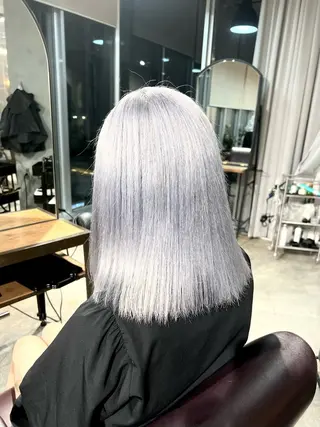 セミロング カラー ヘアアレンジ 🌈インナーカラー ‘ショウマ’🌈のヘアスタイル