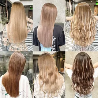 ロング カラー ヘアアレンジ TATSUYA アートディレクターのヘアスタイル