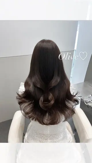 ロング カラー 🩷韓国ヘア/ヨシン モリ🩷Maikaのヘアスタイル