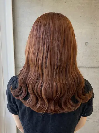 ロング 早田 華のヘアスタイル
