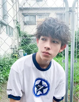 ミディアム パーマ メンズ メンズ似合わせ🪞 kotoriのヘアスタイル