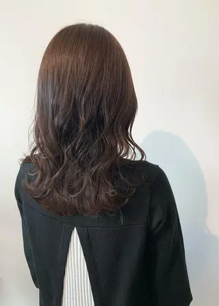 セミロング カラー 【艶カラー】 STYLE 和泉俊希のヘアスタイル