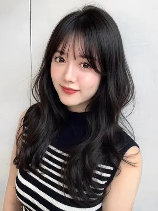 セミロング 韓国ヘア×2way 🇰🇷和知拓郎のヘアスタイル